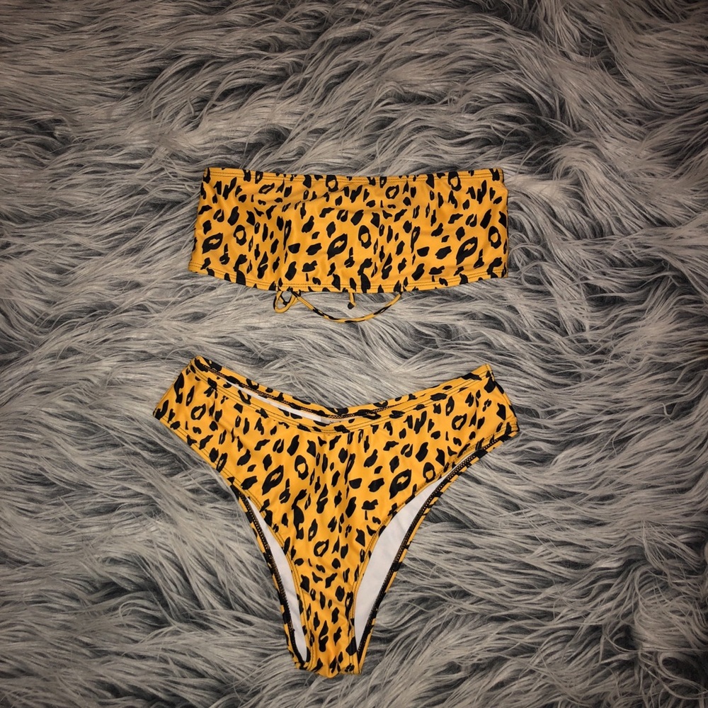 Cheetah Print Swimsuit #cheetah #bikini #swim